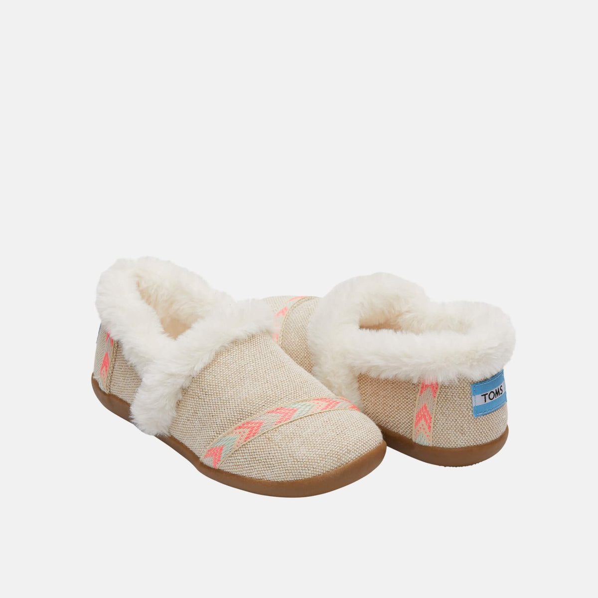 Toms Youth Burlap Cream