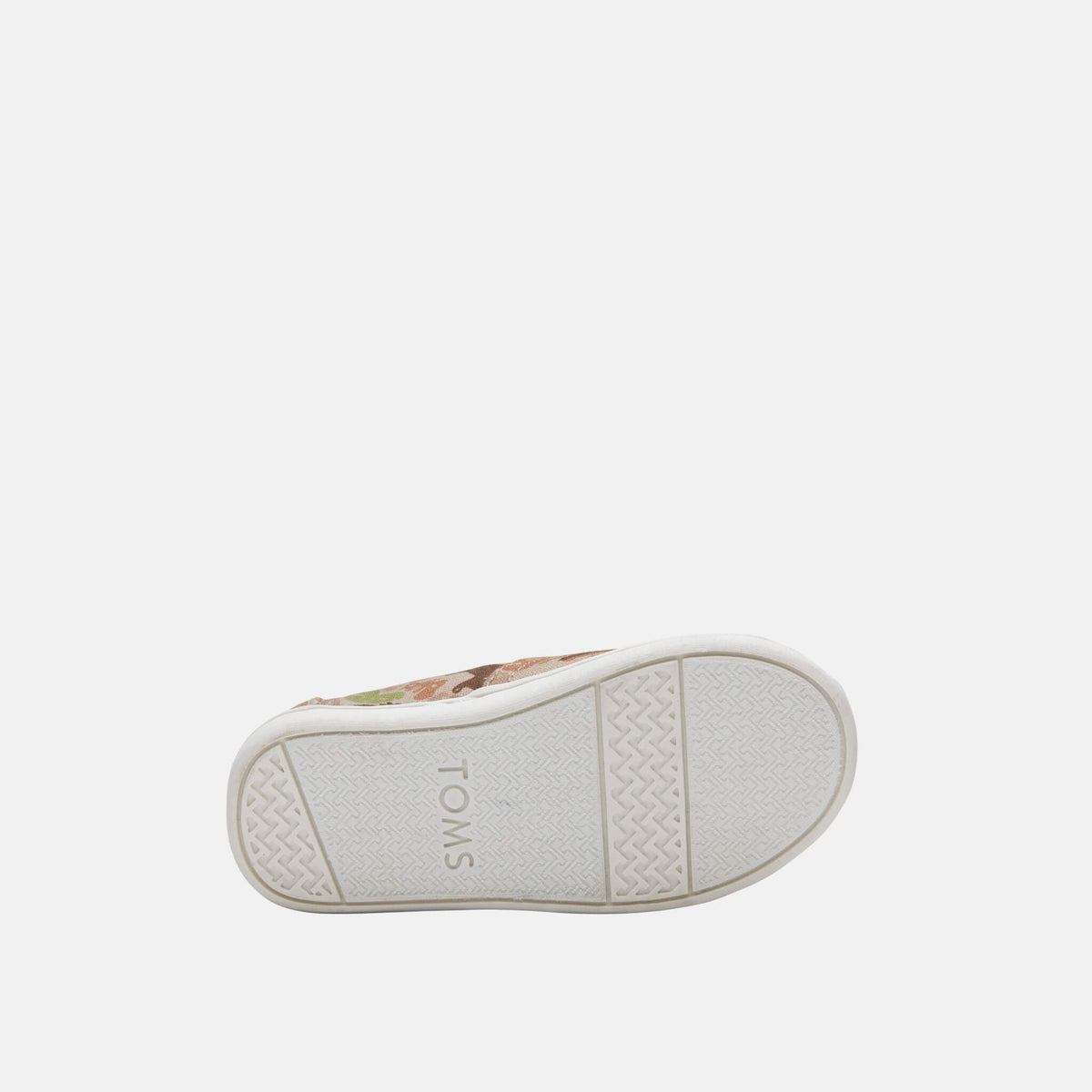 Toms Creatures Camo Seasonal Classics Tiny Alpargata Beige