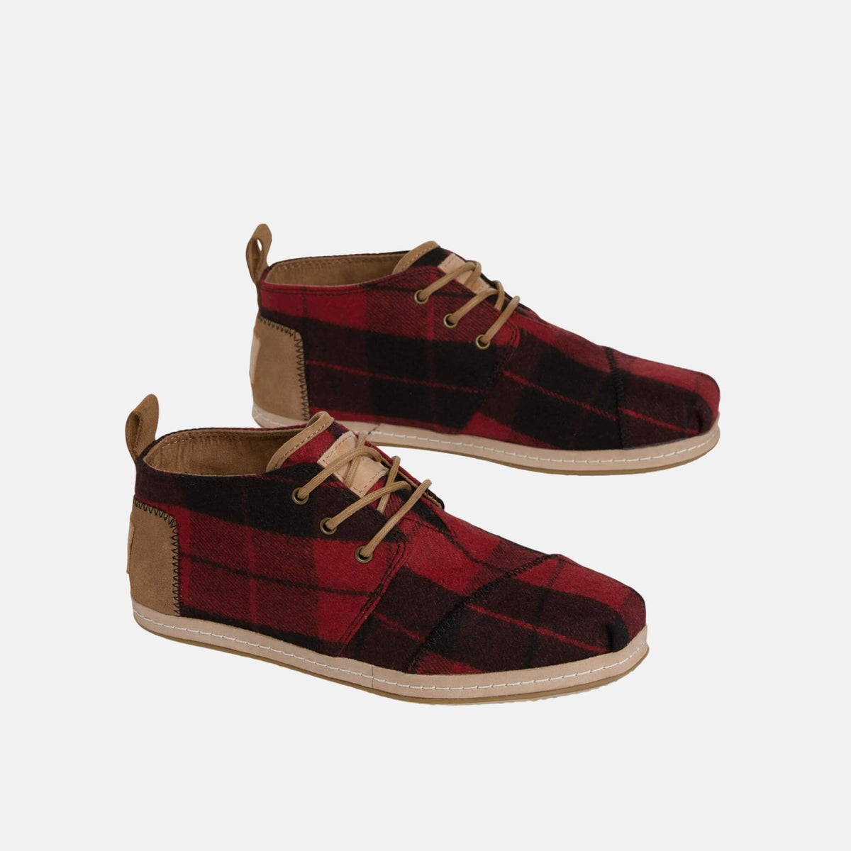 Toms Plaid Venice Collection Red