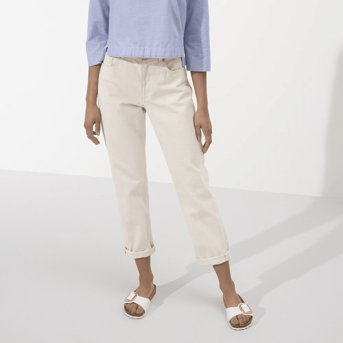 Birkenstock Madrid Big Buckle Birko-Flor Patent Narrow