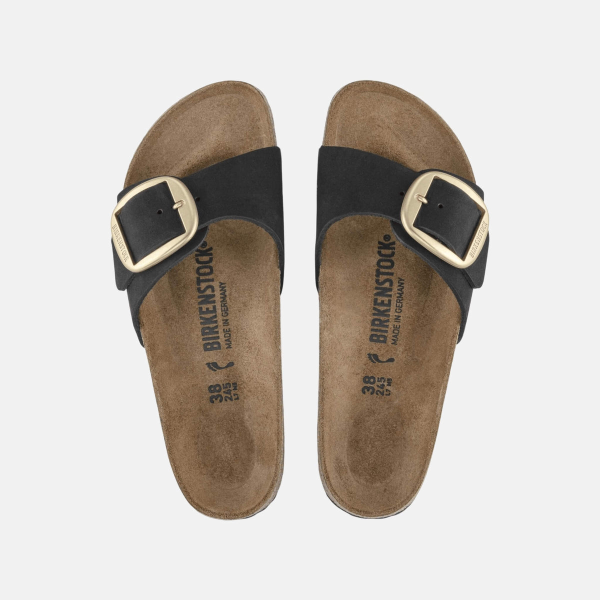 Birkenstock Madrid Big Buckle Nubuck Leather