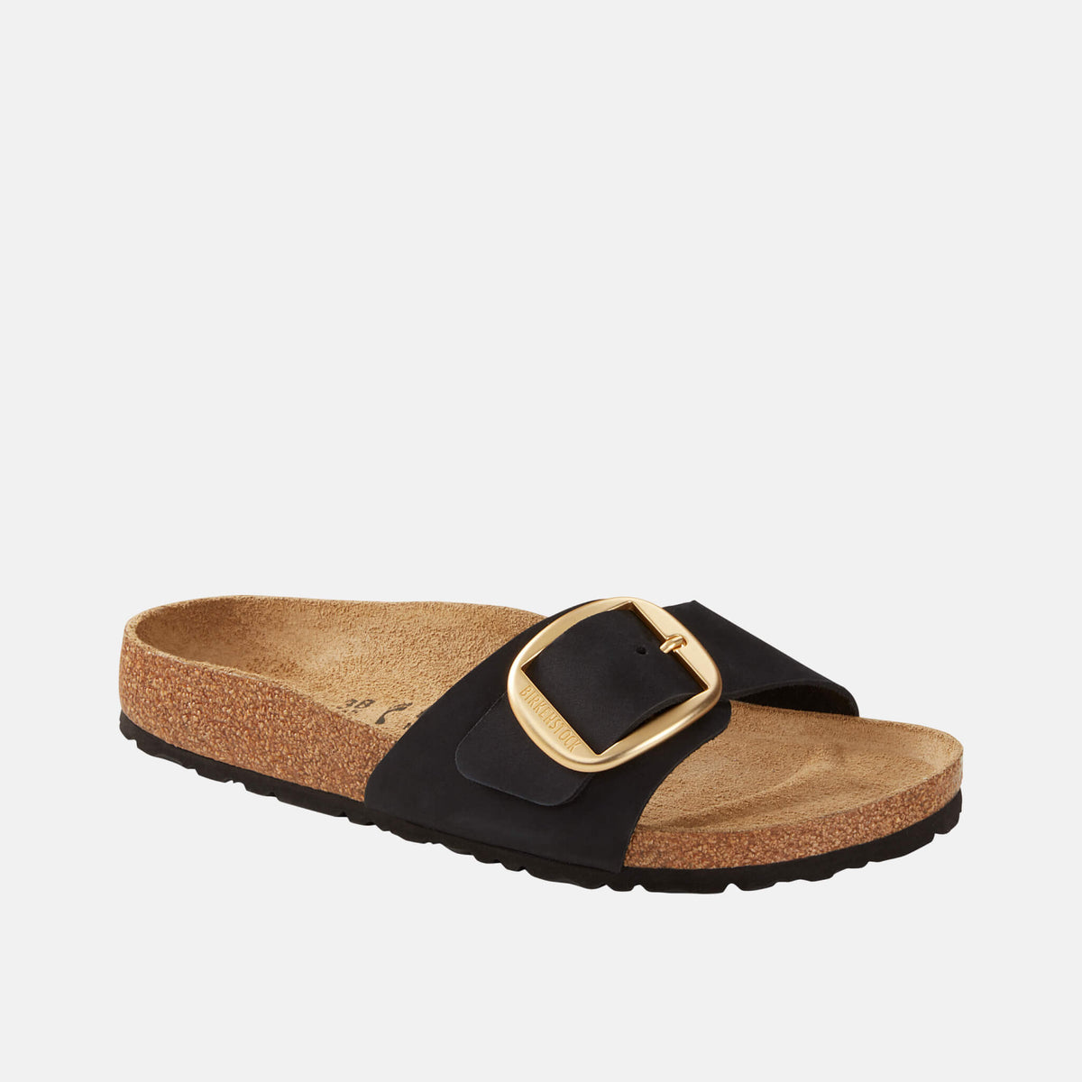 Birkenstock Madrid Big Buckle Nubuck Leather Narrow