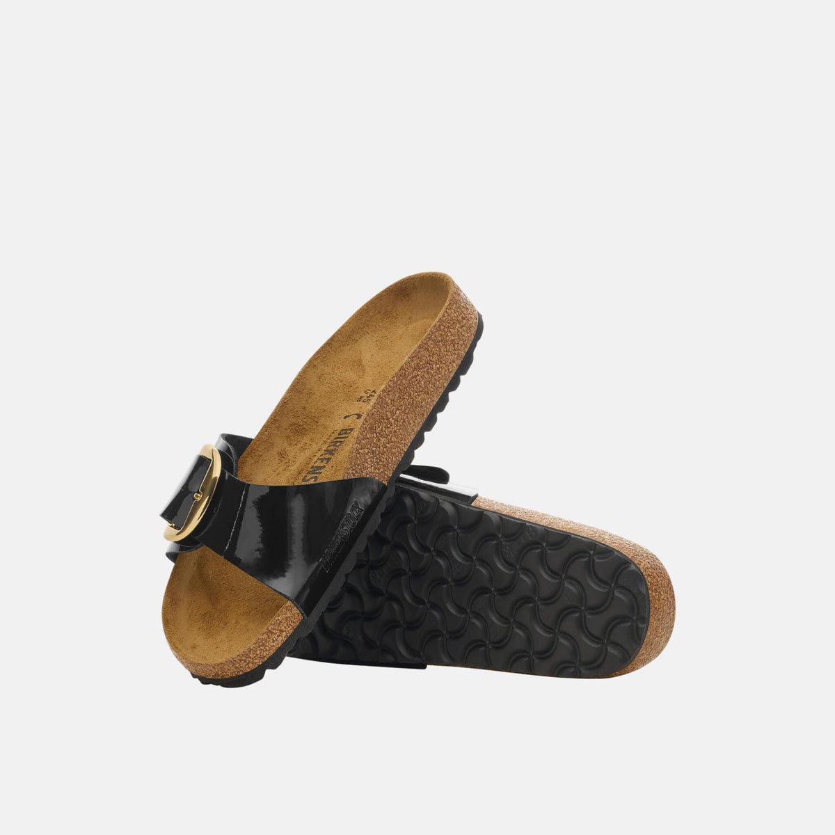 Birkenstock Madrid Big Buckle Birko-Flor Patent Regular