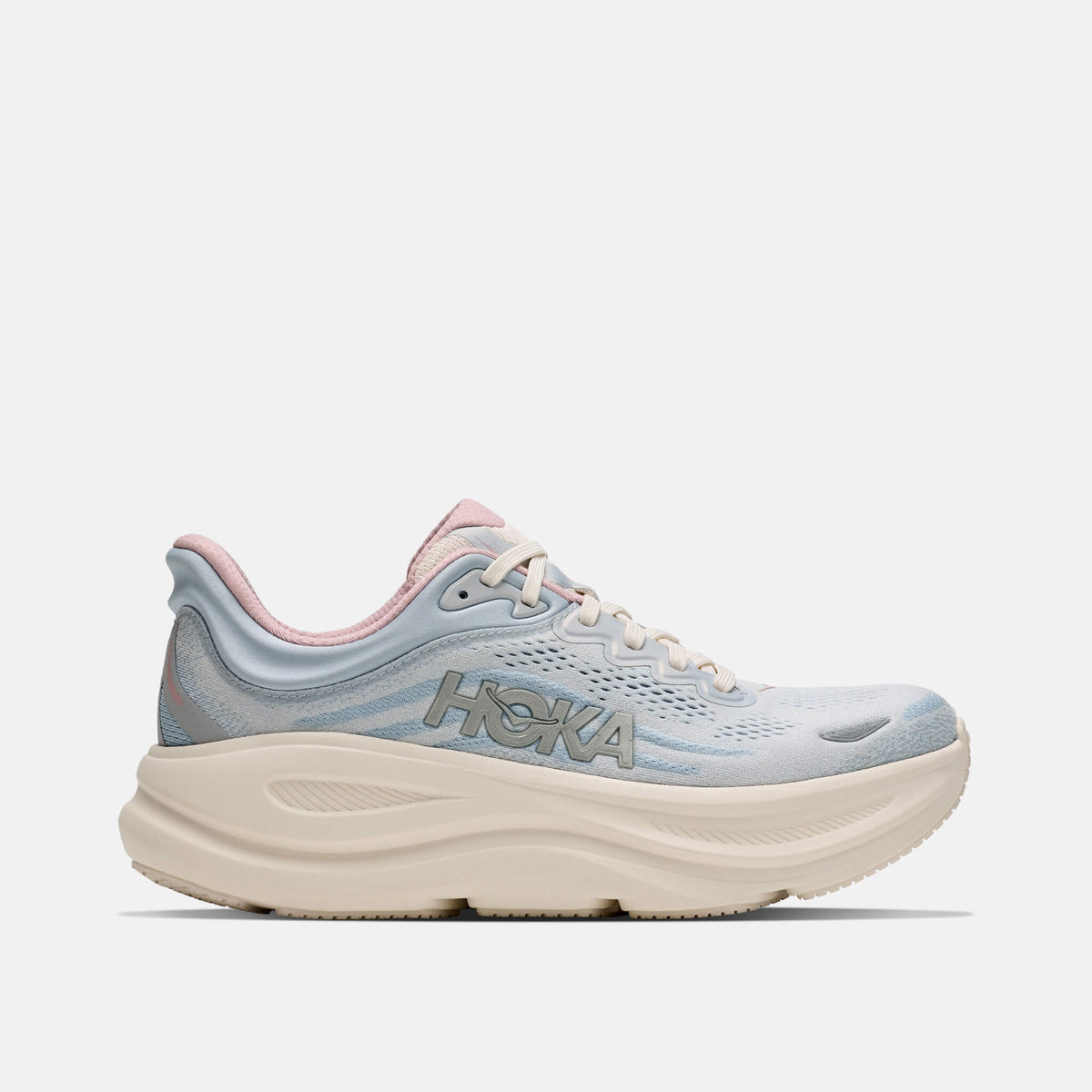 Hoka Bondi 9 Alabaster/Mineral Blue