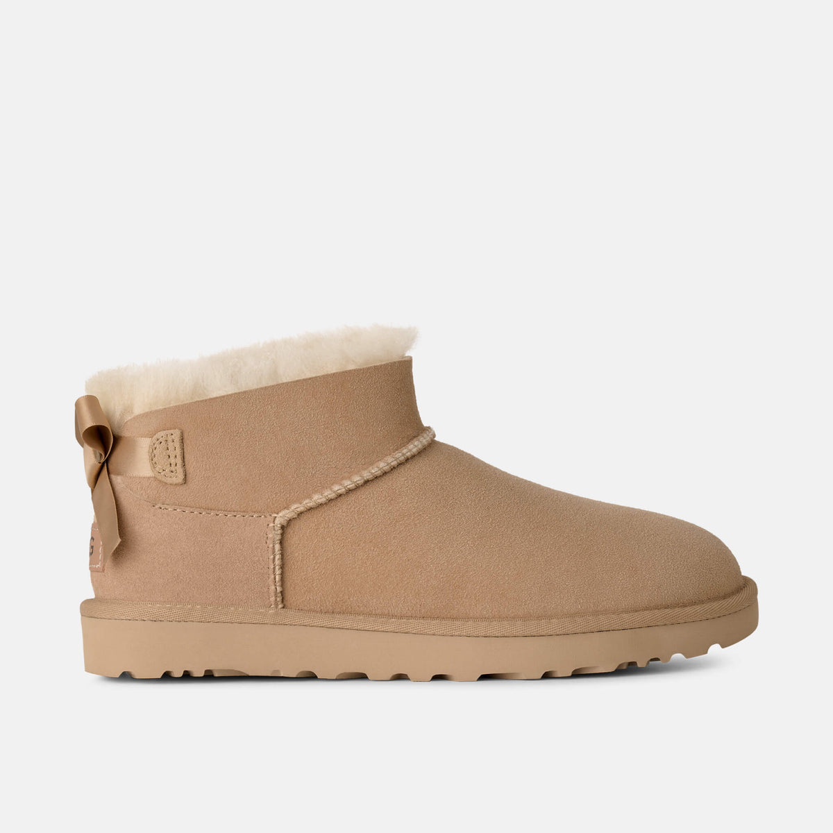 Ugg Ultra Mini Bailey Bow Sand