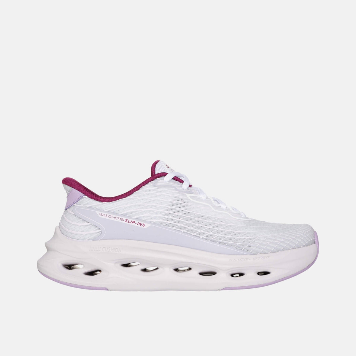 Skechers Max Cushioning Glide Step Sapphire White/Lavender