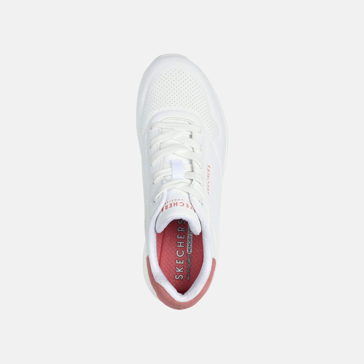 Skechers Uno Pop Back White/Coral