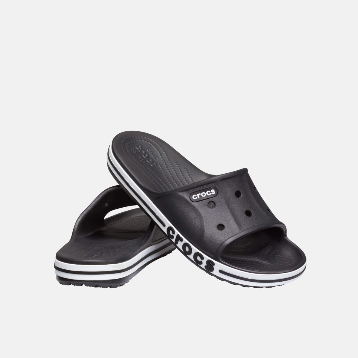 Crocs Bayaband Slide Black/White