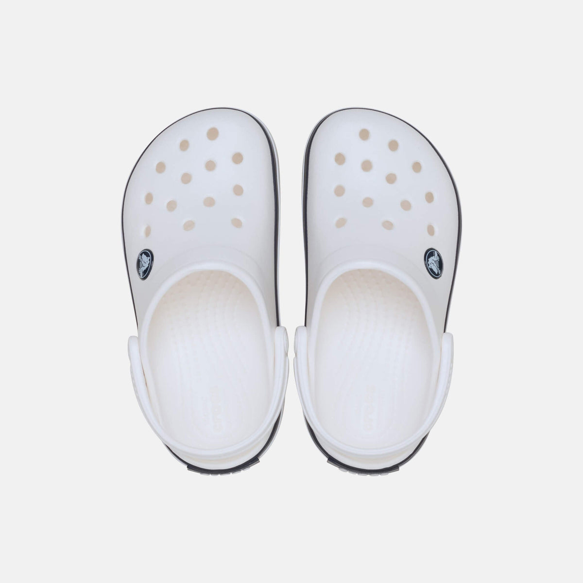 Crocs Kids Crocband Clog White/Navy