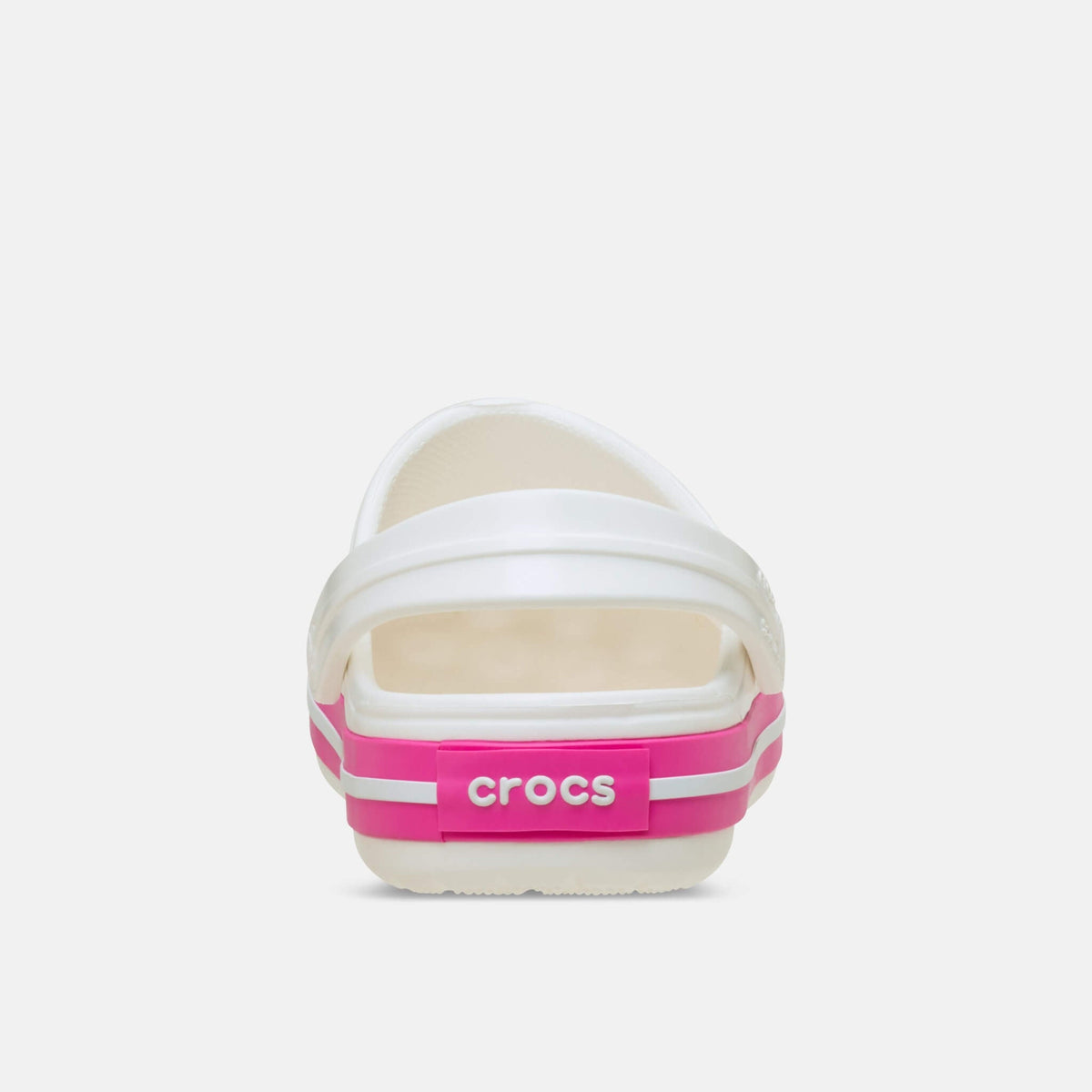 Crocs Kids Crocband Clog White/Pink Crush