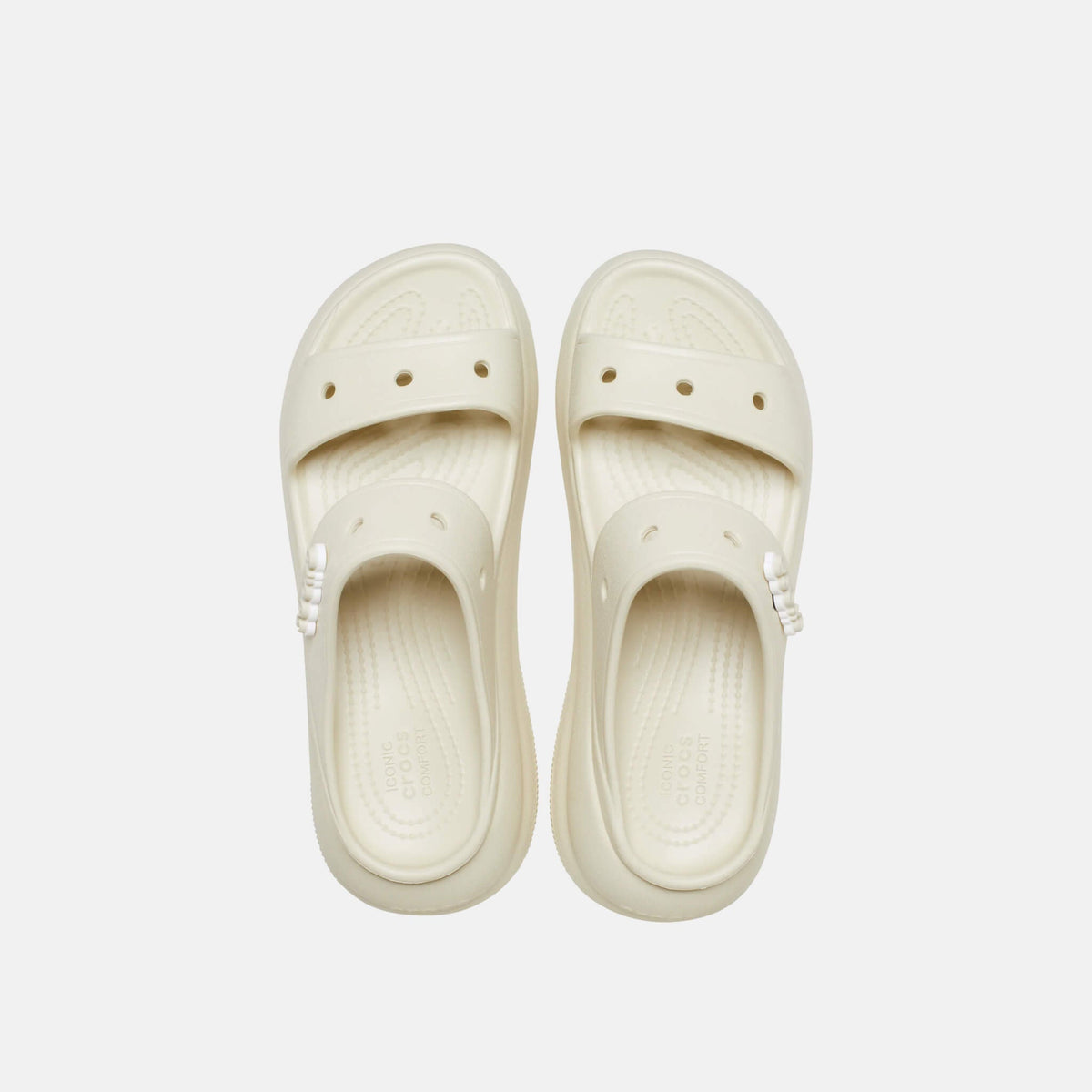 Crocs Classic Crush Sandal Bone