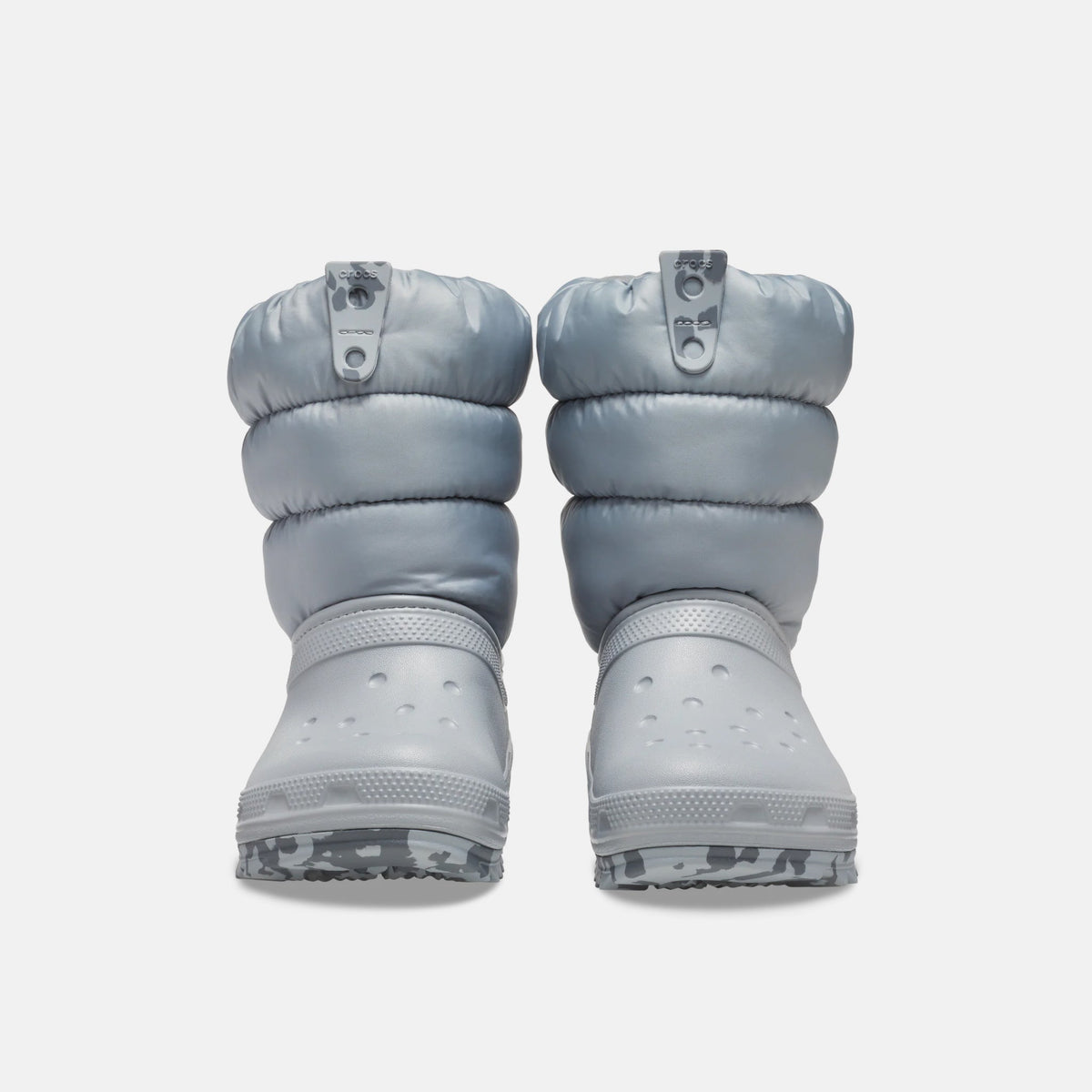 Crocs Kids Classic Neo Puff Boot Light Grey