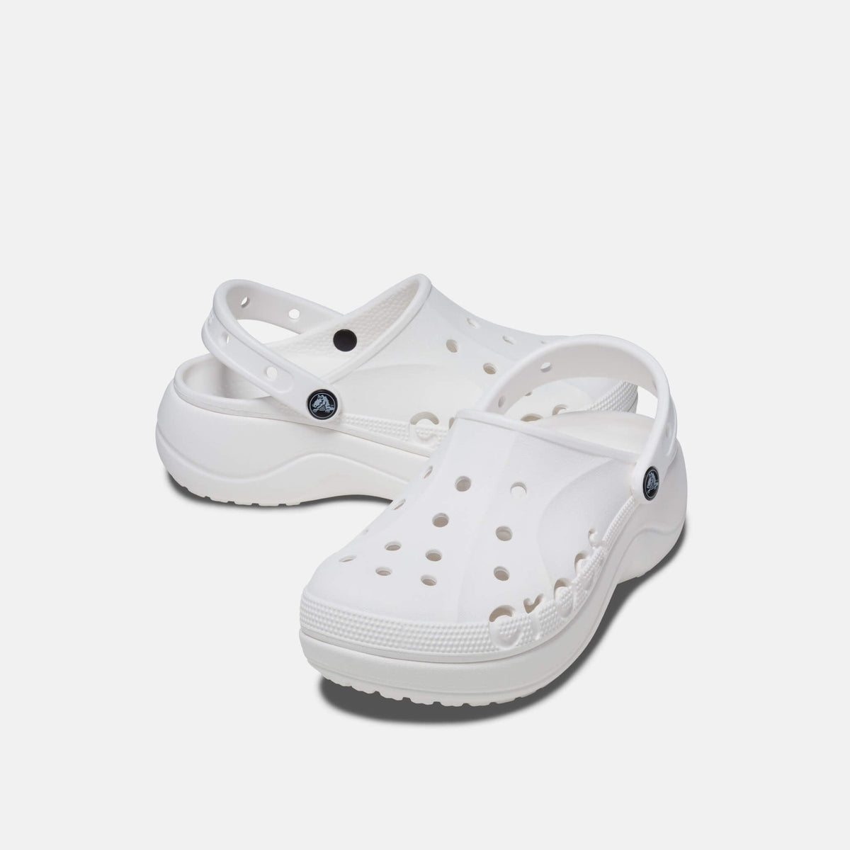 Crocs Baya Platform Clog White