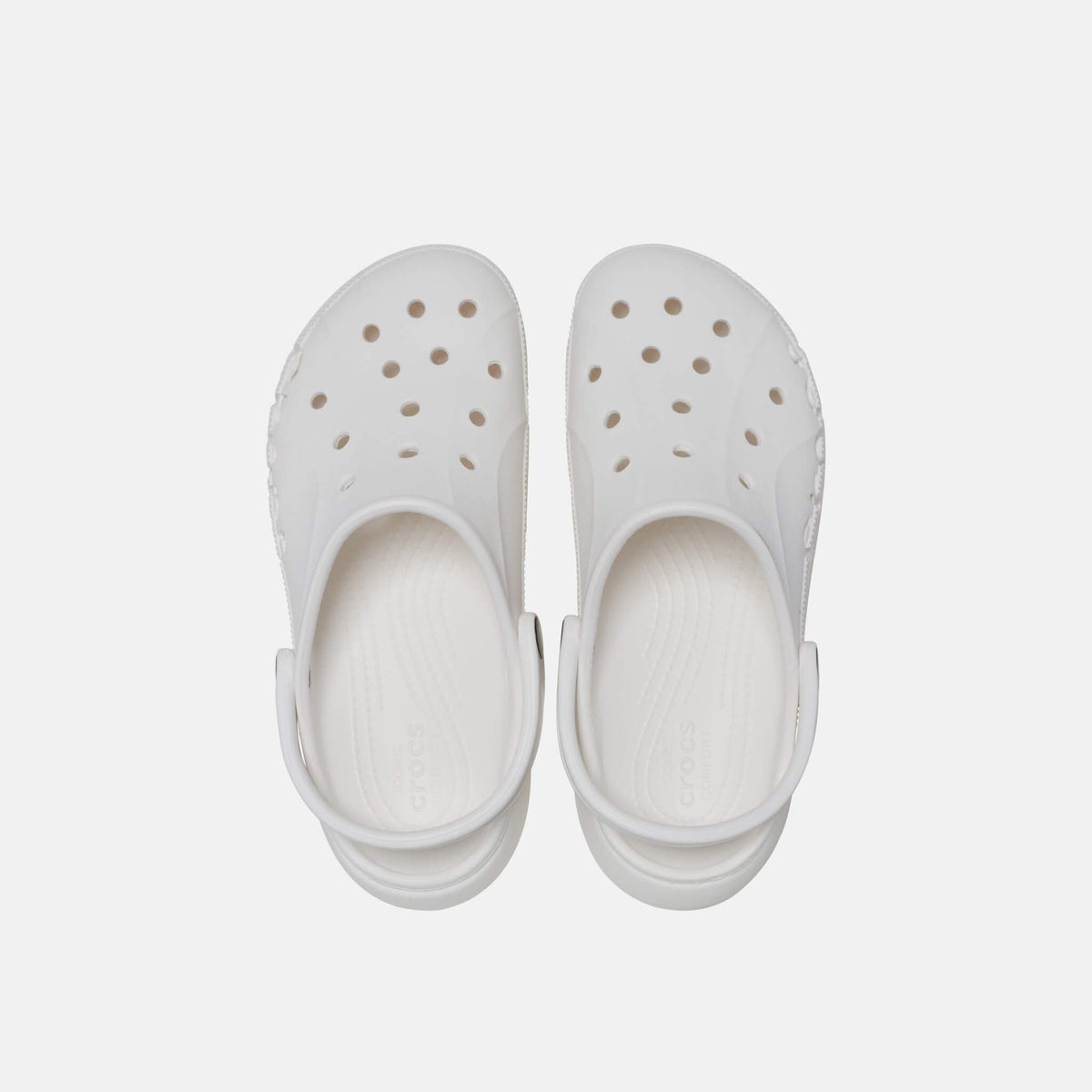 Crocs Baya Platform Clog White