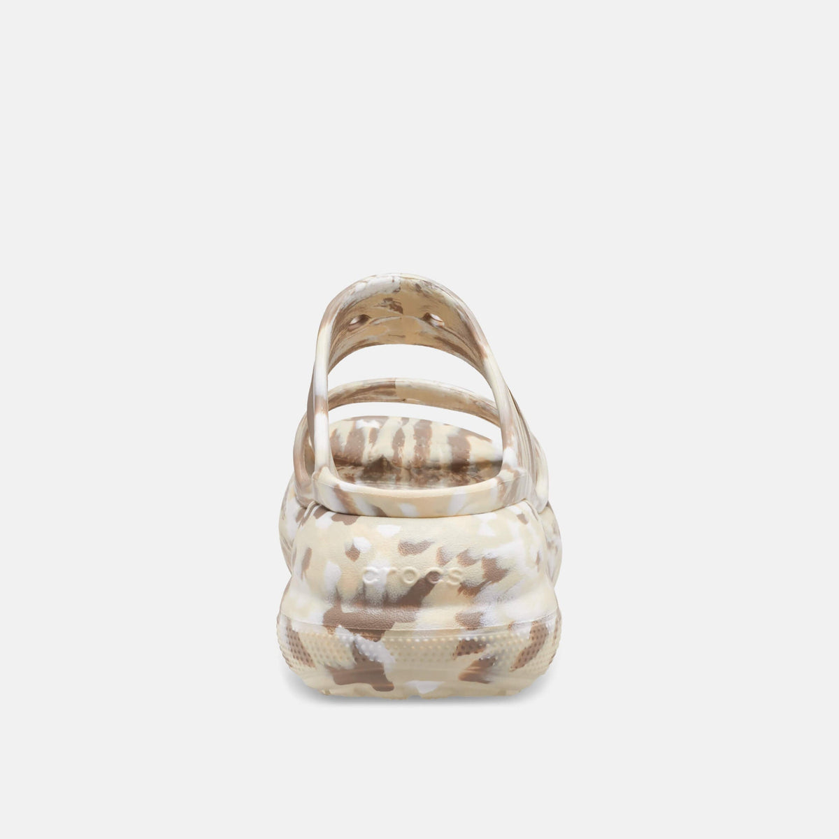 Crocs Classic Crush Marbled Sandal Bone/Multi