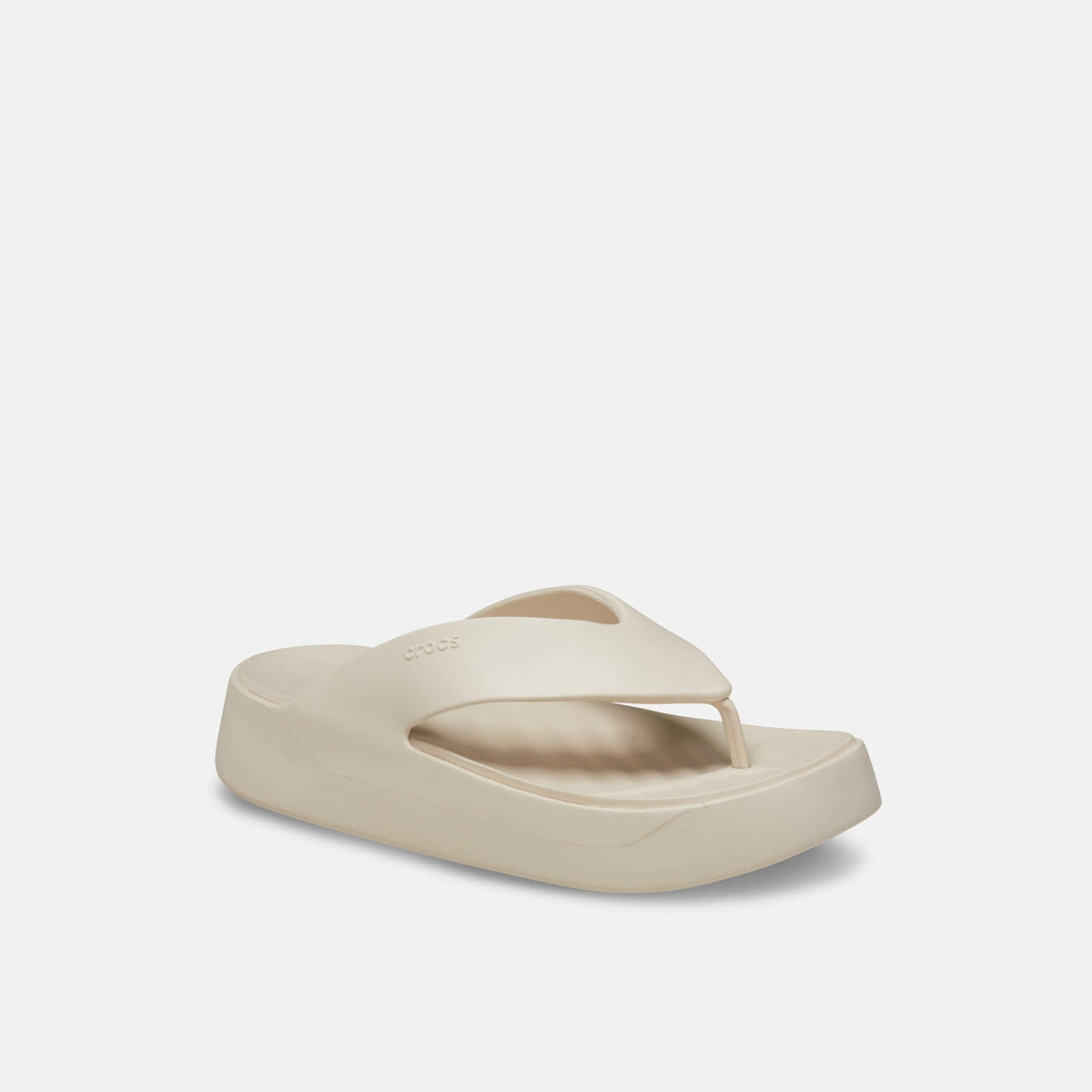 Crocs Getaway Platform Flip Stucco