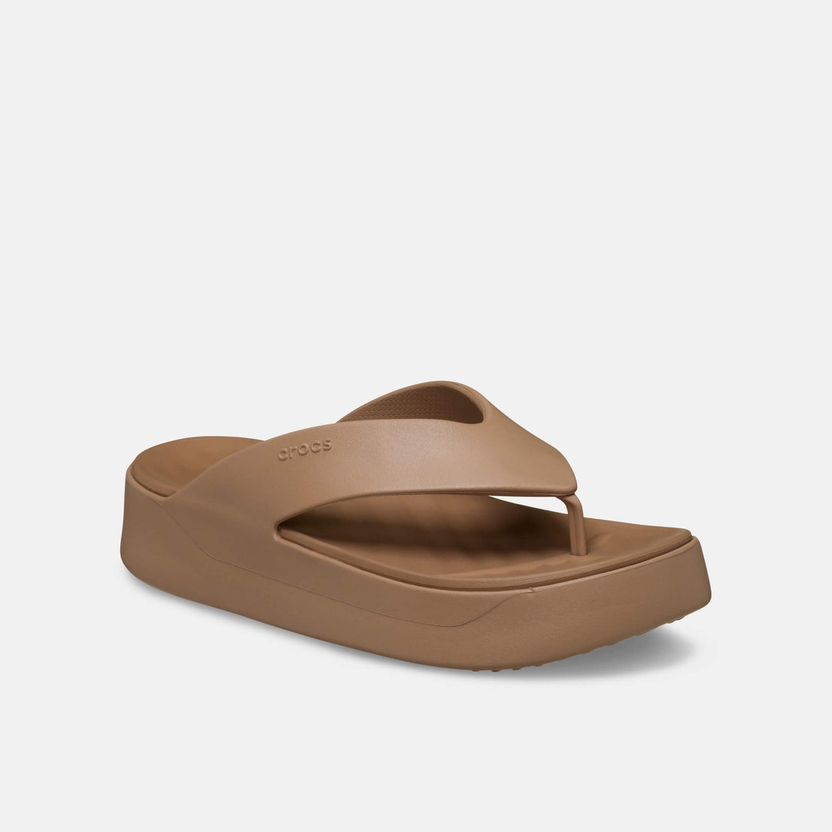 Crocs Getaway Platform Flip Milk Chocolate