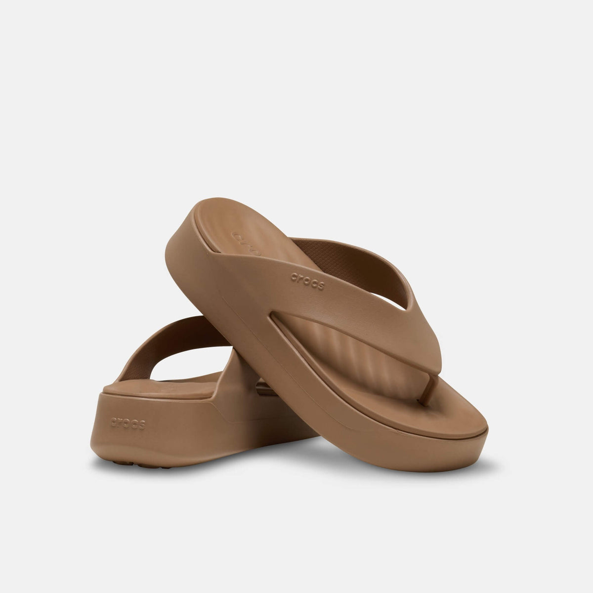 Crocs Getaway Platform Flip Milk Chocolate