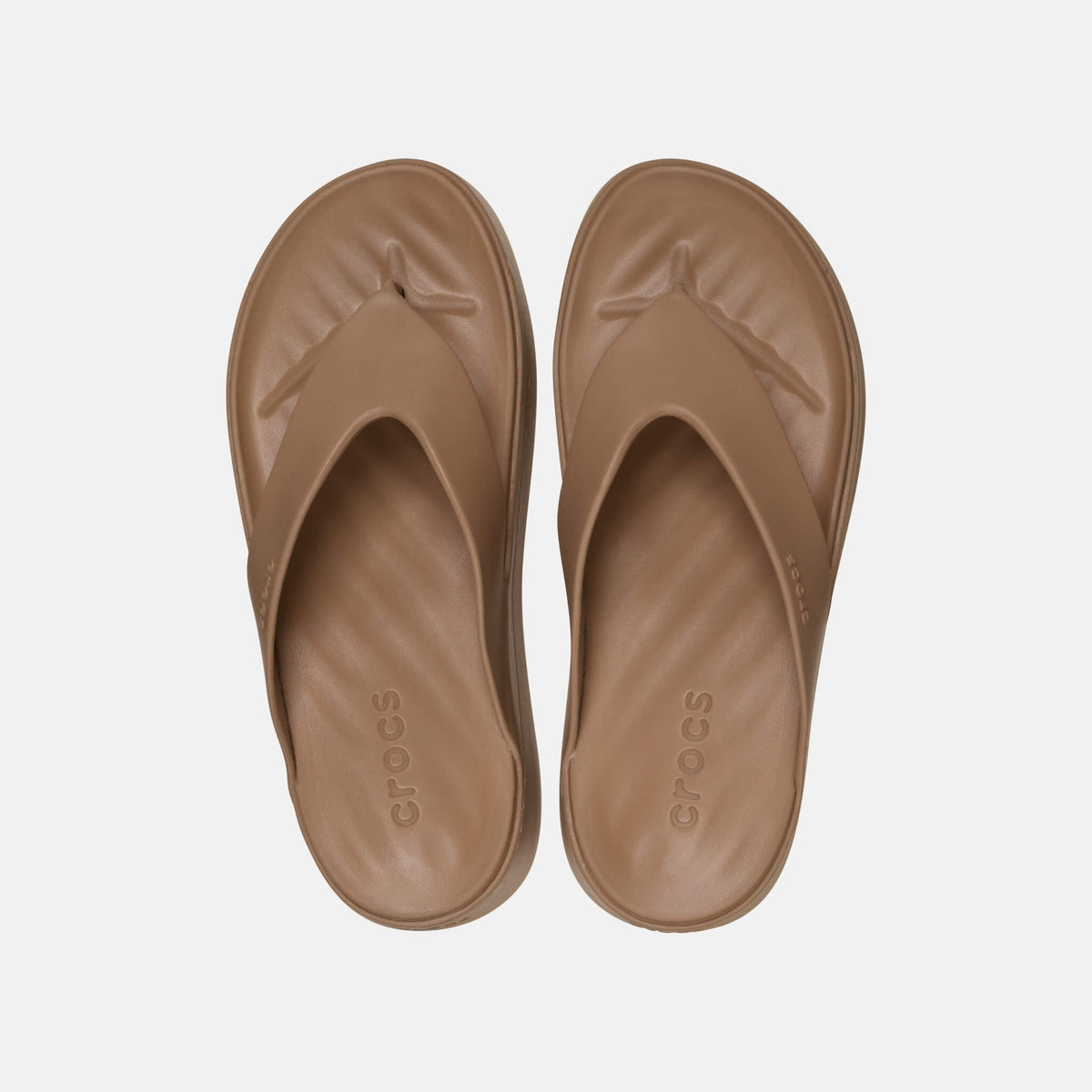 Crocs Getaway Platform Flip Milk Chocolate