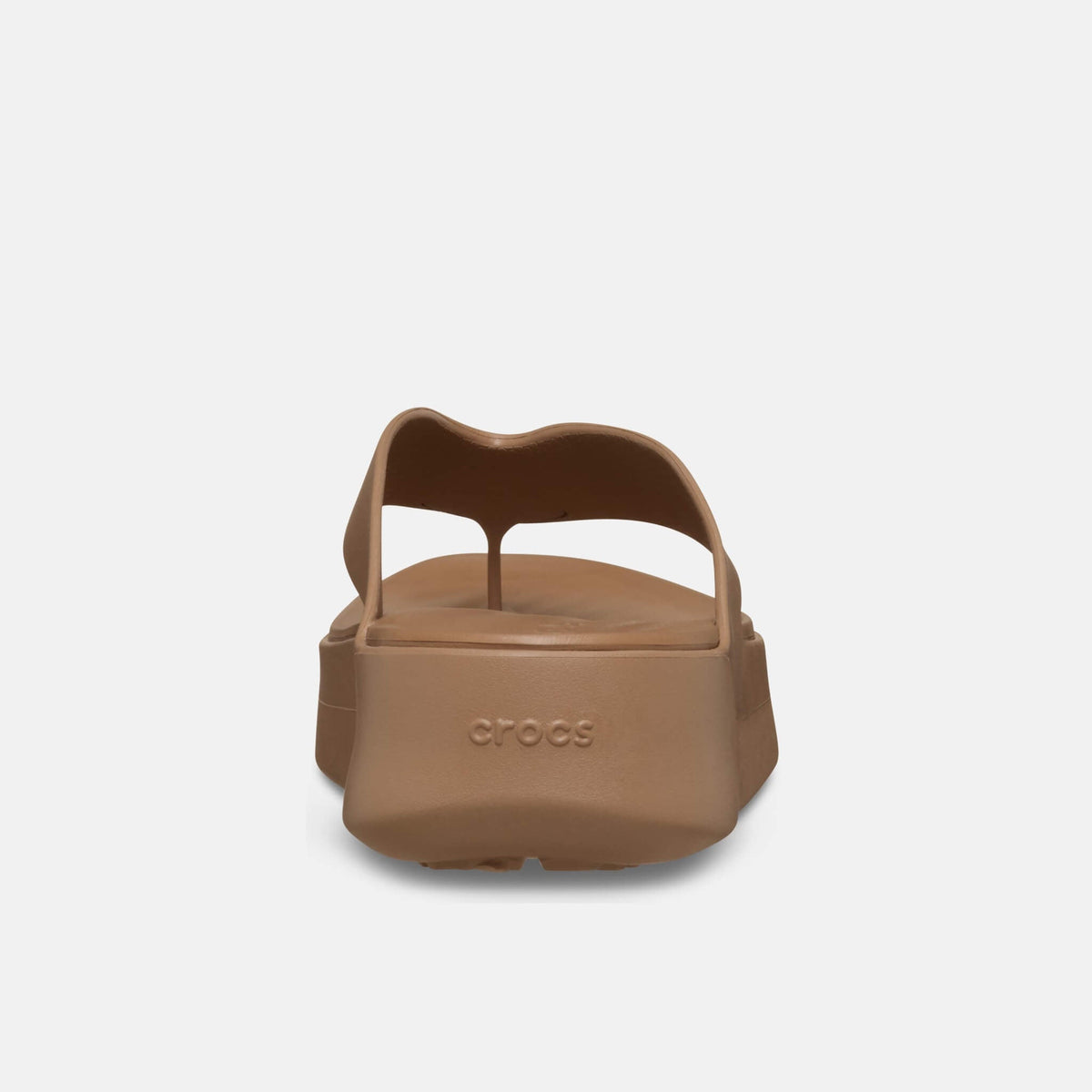 Crocs Getaway Platform Flip Milk Chocolate