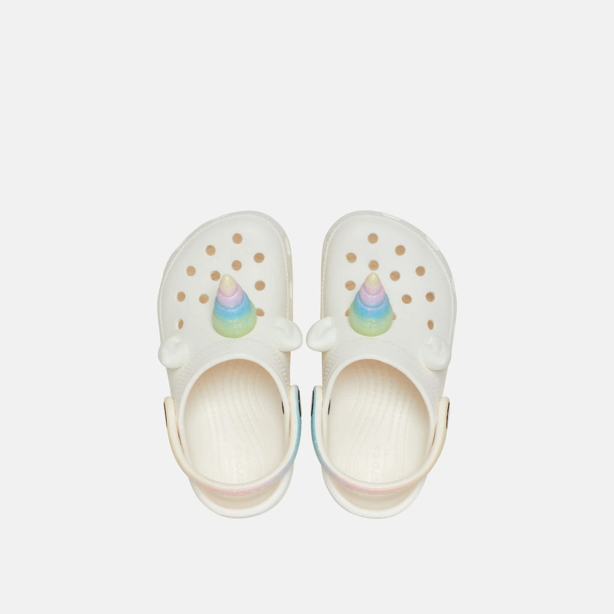 Crocs Kids Classic I Am Rainbow Unicorn Clog Chalk