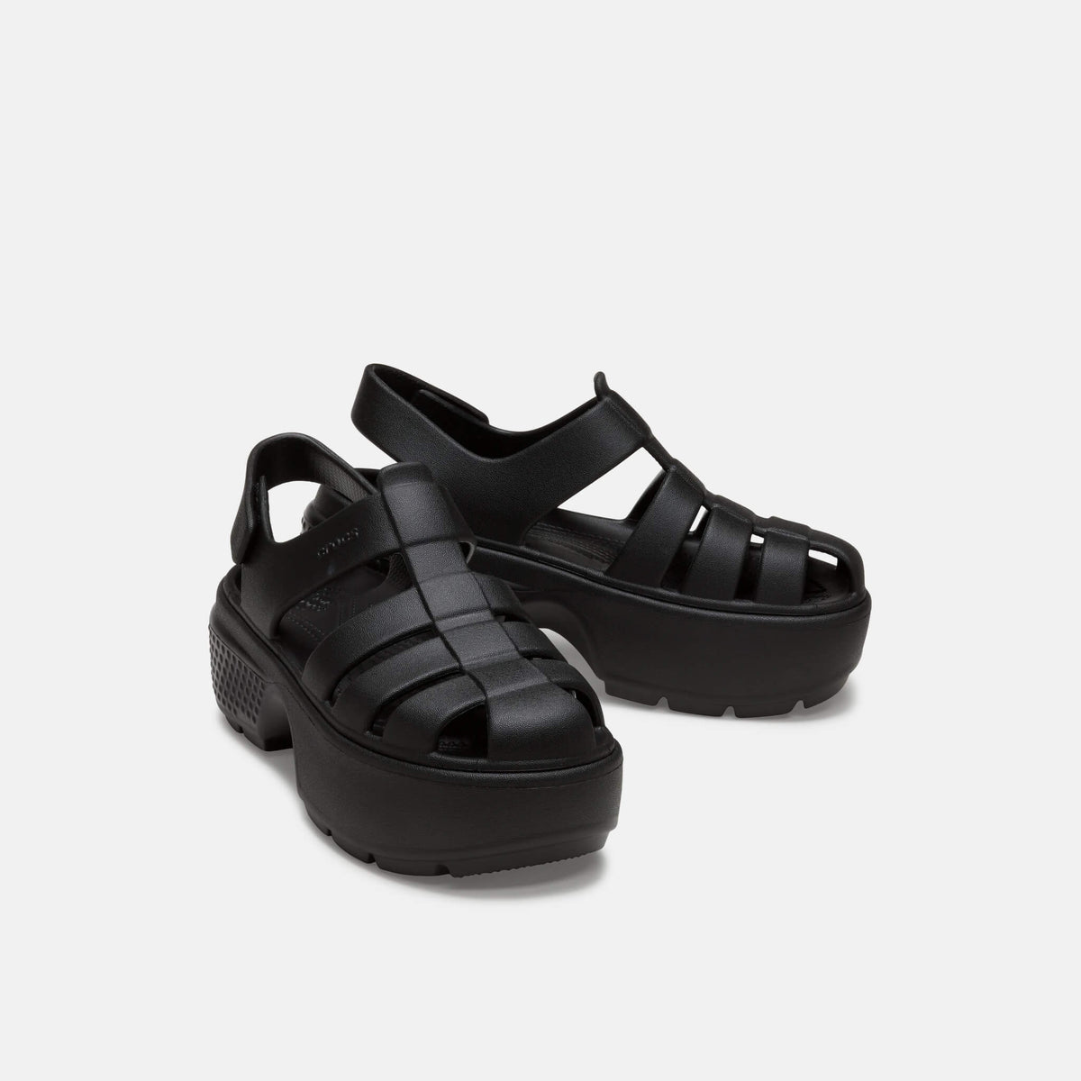 Crocs Stomp Fisherman Sandal Black