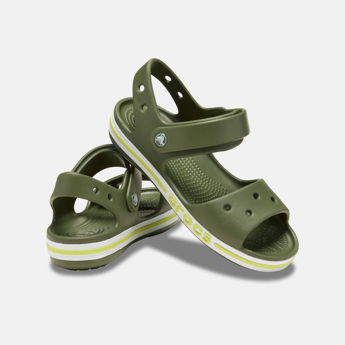 Crocs Kids Bayaband Sandal Army Green
