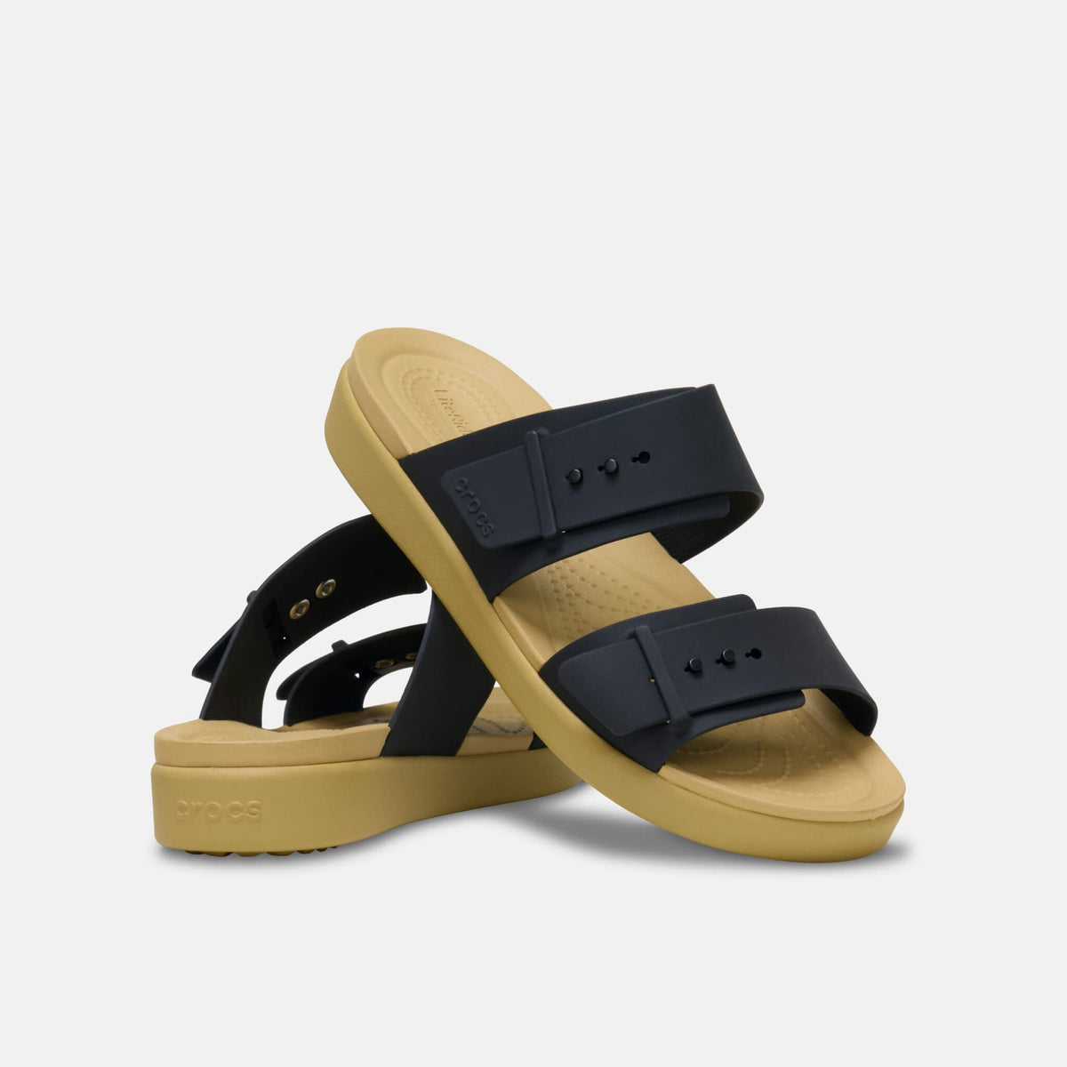 Crocs Brooklyn Buckle Low Low Black/Tan