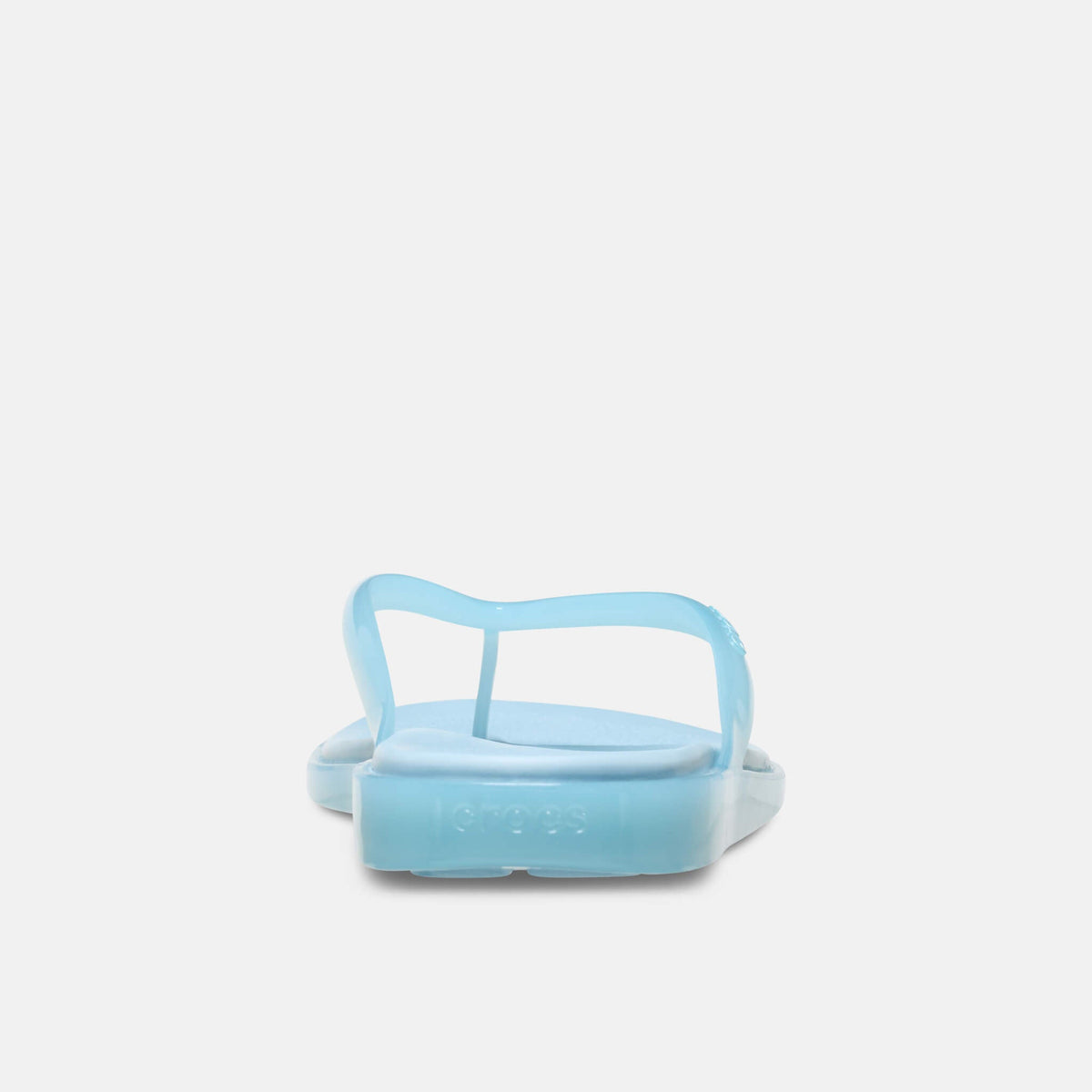 Crocs Miami Jelly Round Toe Flip Sky Blue Jelly