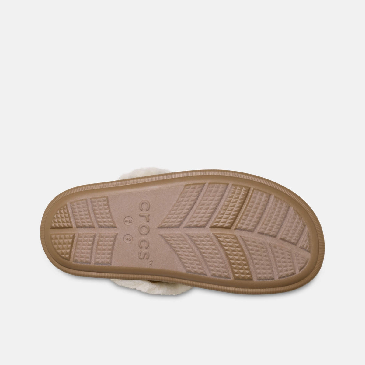Crocs Classic Fuzz Scuff Sepia