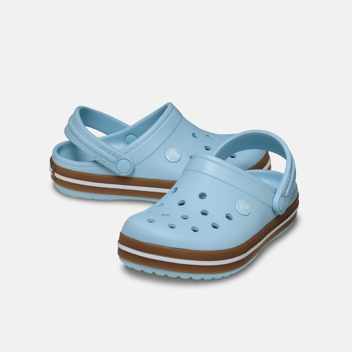 Crocs Kids Crocband Gum Clog Sky Blue/Gum