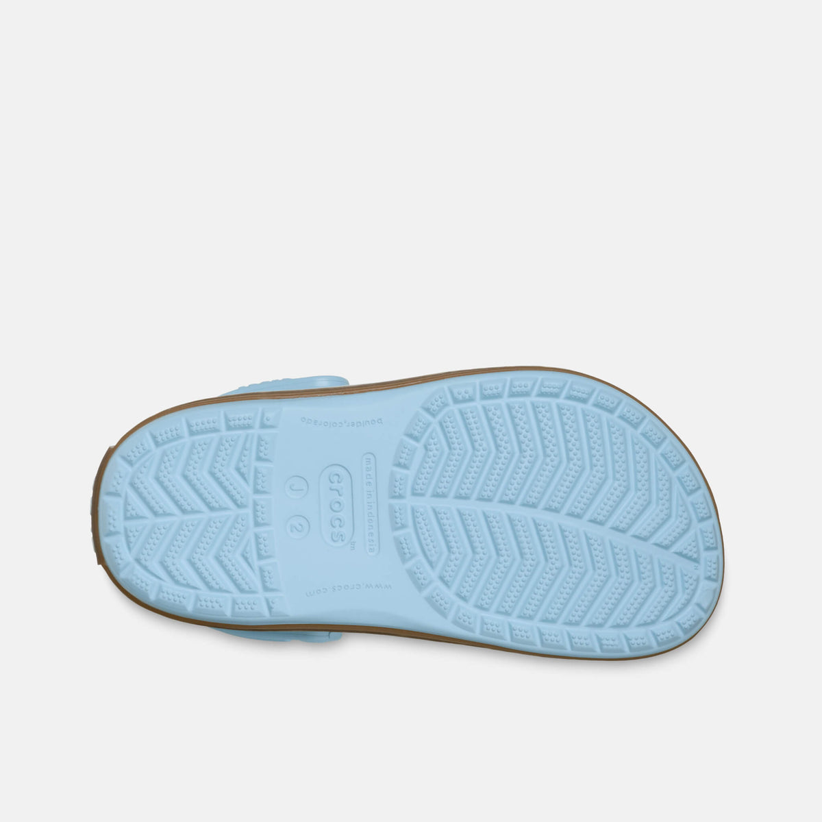 Crocs Kids Crocband Gum Clog Sky Blue/Gum