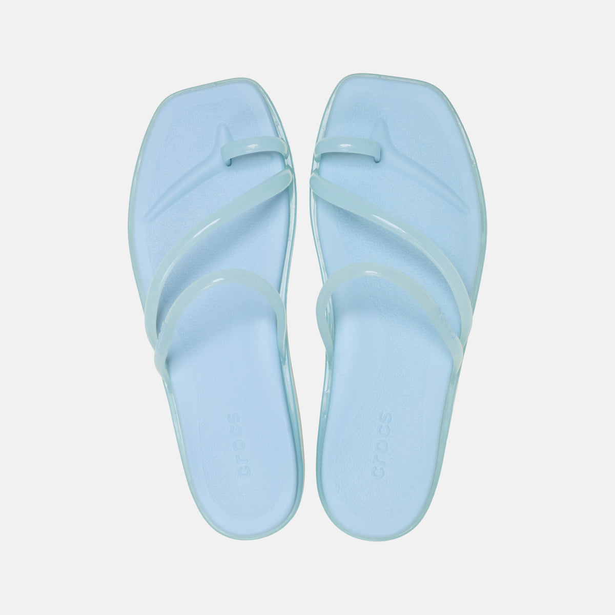 Crocs Miami Jelly Toe Loop Sandal Sky Blue Jelly