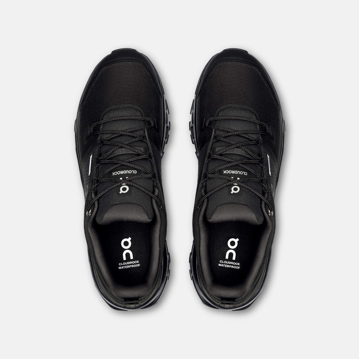 On Cloudrock Low Waterproof Black/Black
