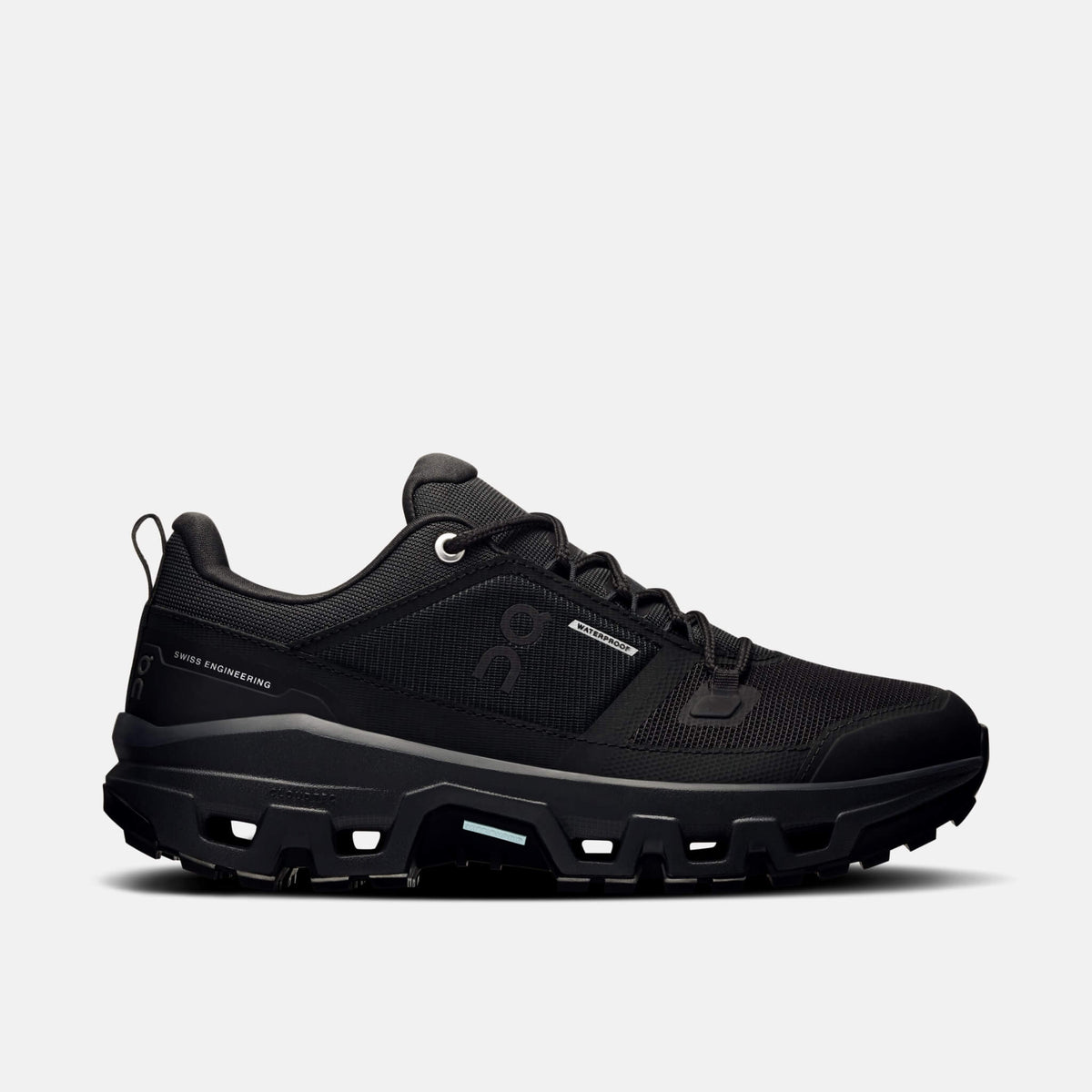 On Cloudrock Low Waterproof Black/Black
