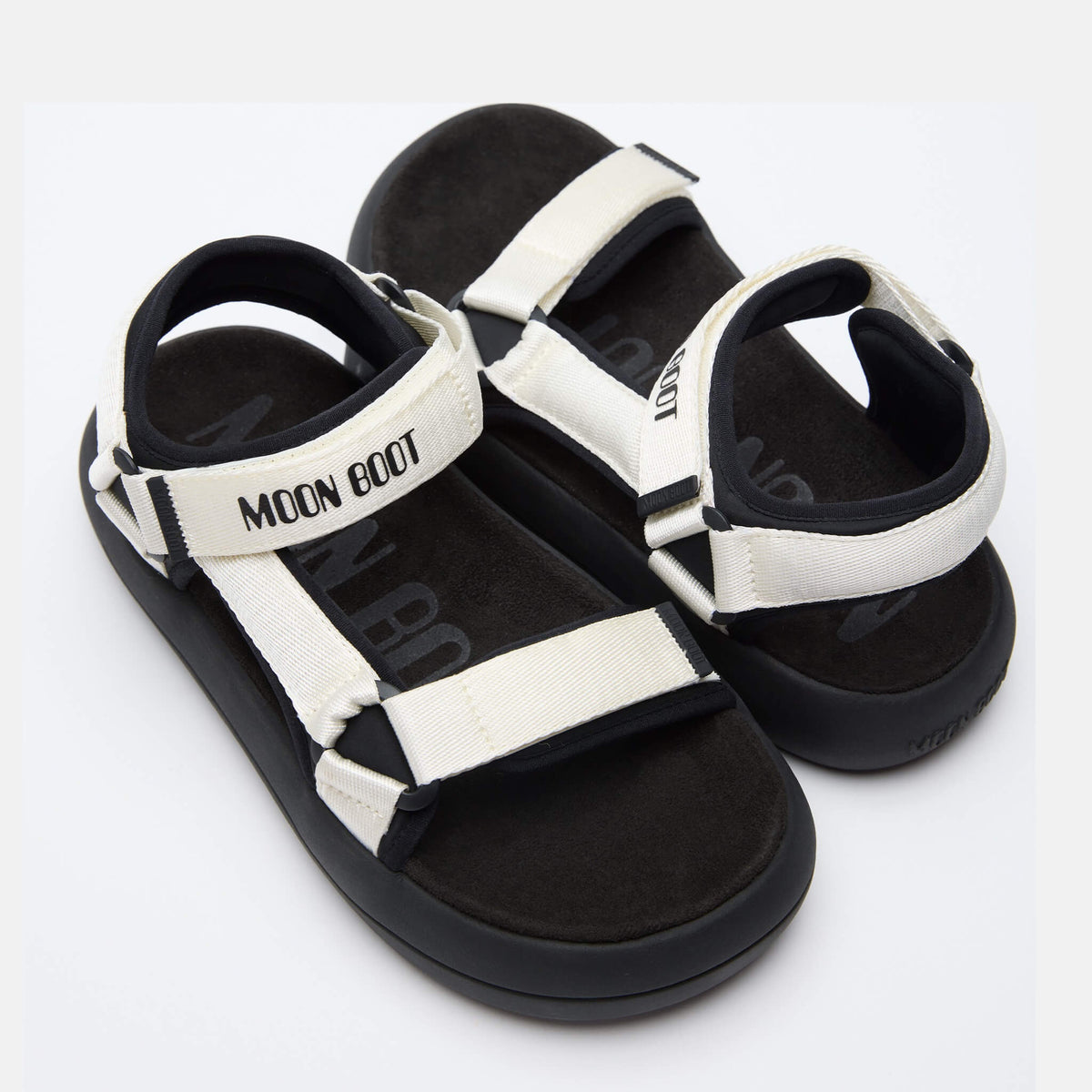 Moon Boot Super Sandal Black/White