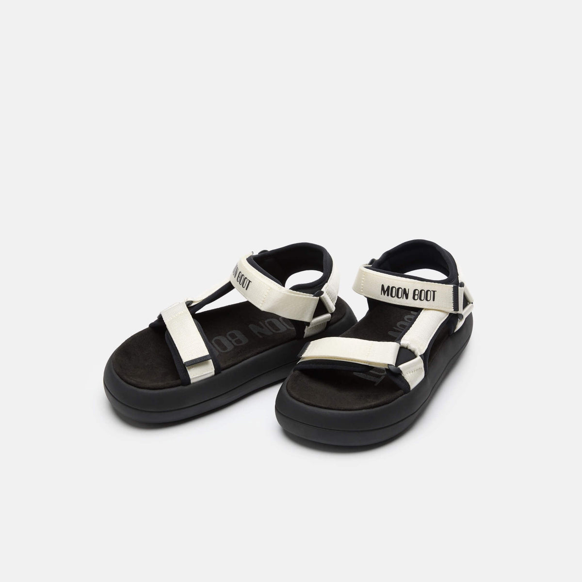 Moon Boot Super Sandal Black/White