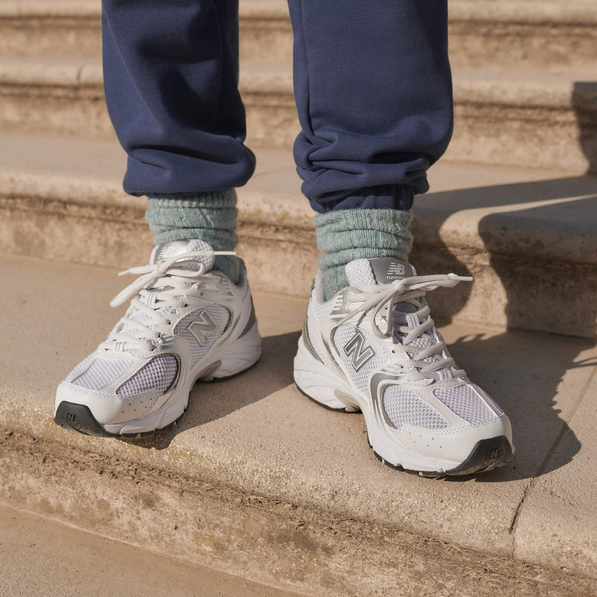 New Balance MR530 White/Silver/Munsell White