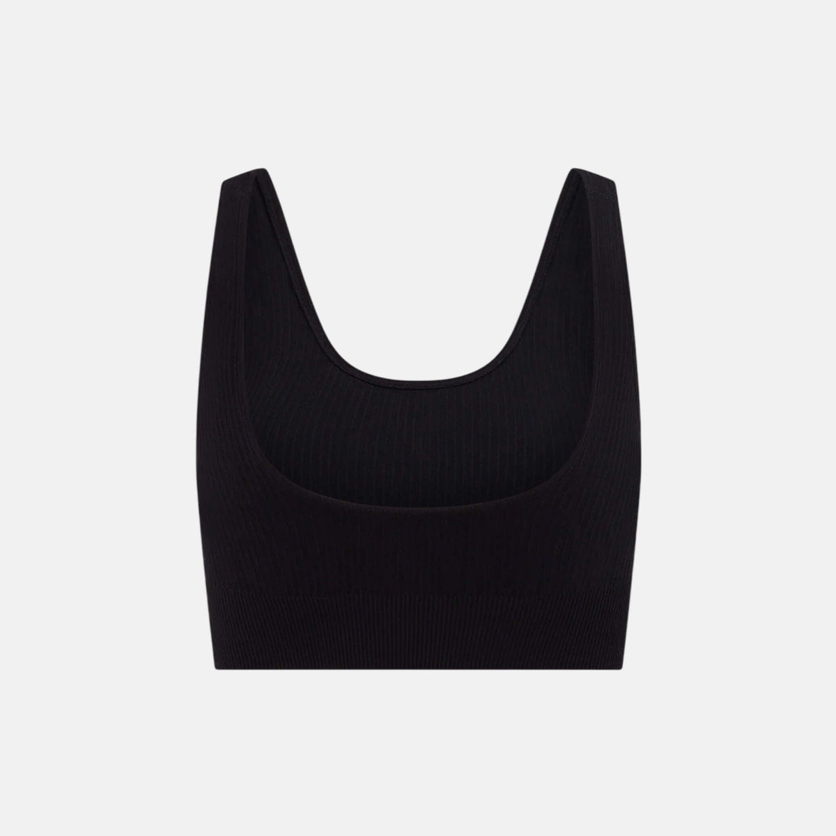 Boody Ribbed Seamless Bra Black